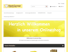 Tablet Screenshot of marti-comage.de
